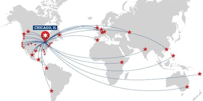 Chicago på kort